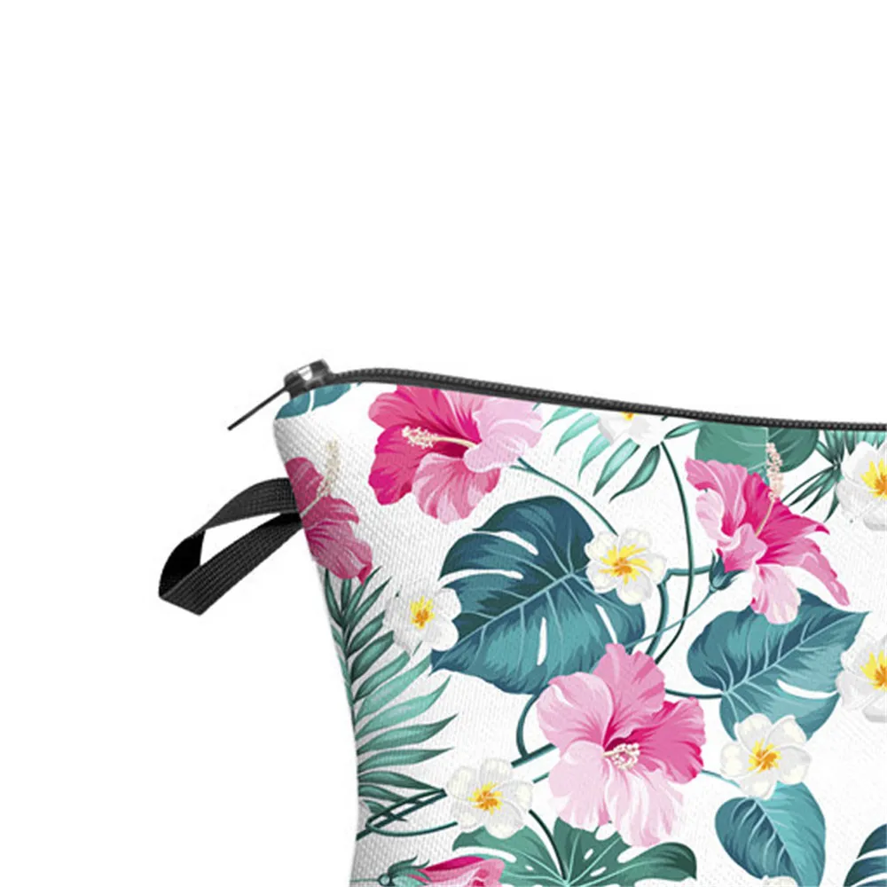 

3d Printed Leaf Flowers Plant Cosmetic Bags Women Necessaries For Travelling Storage Makeup Bag 2020 New
