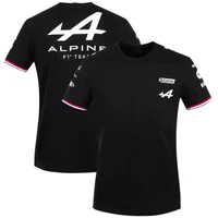 alpine f1 hot sale mens racing t shirt 3d printing striped sleeve t shirt loose breathable outdoor sports team club t shirt