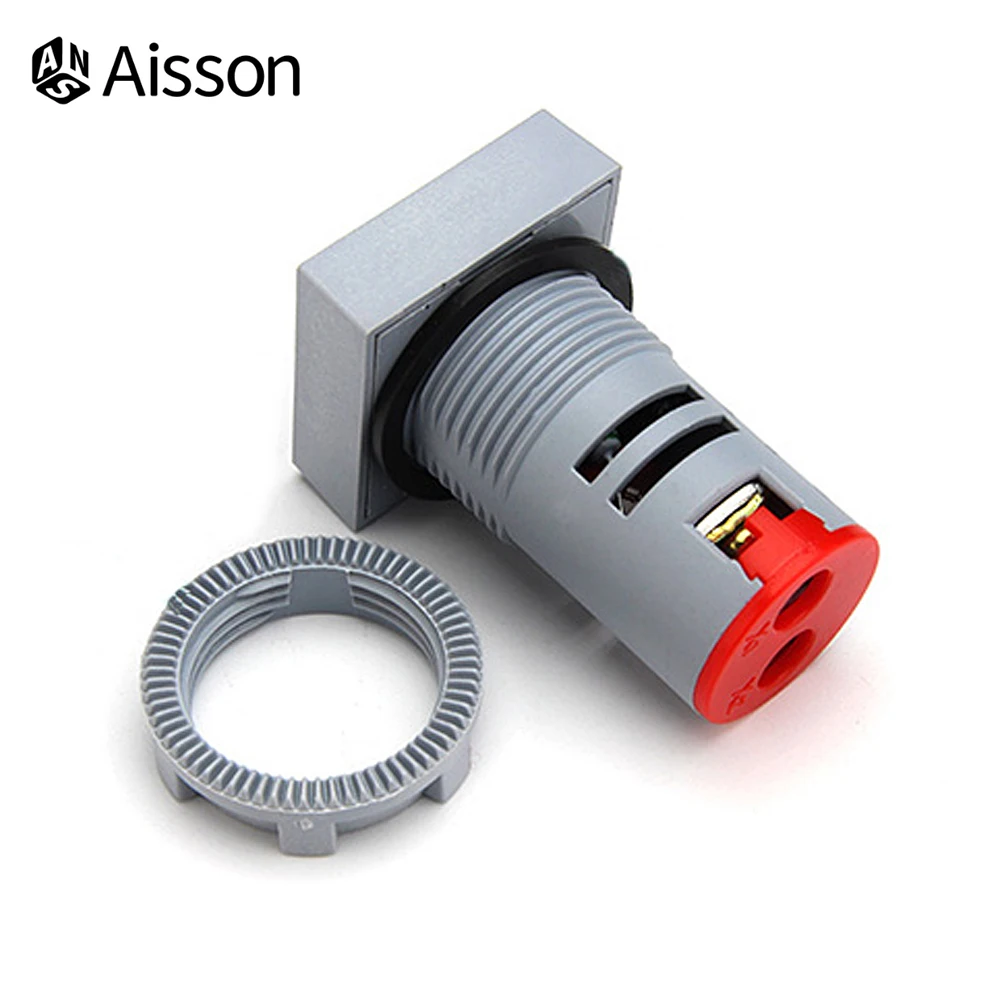 1 шт. 22 мм вольтметр светодиодный цифровой Напряжение метр AC12 500V квадратный