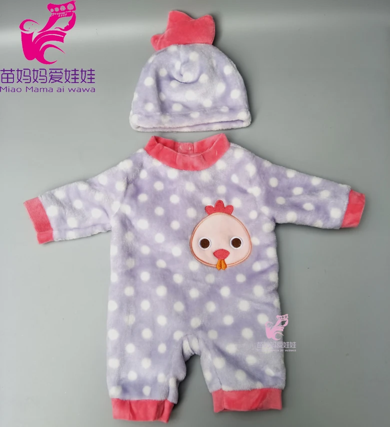 Розовый цвет мультфильм одежда со слонами комплект для 43 см ухода за ребенком мам