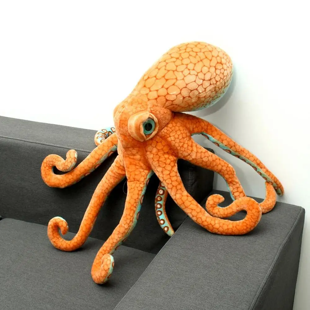 

AINY-80CM Big Funny Cute Octopus Squid Stuffed Animal Soft Plush Toy Doll Pillow Decoration Gift