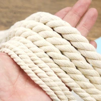 100 cotton macrame cord string threefolded diy handmade rope knitted decoration rope beam port tied tapestry diy hand woven