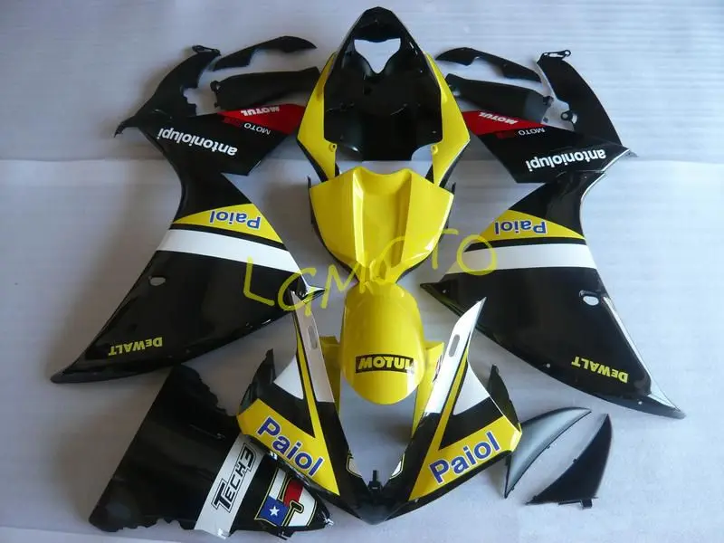 

Injection Plastic Fairings YAMAHA yellow blk YZF 1000 R1 09 10 Bodywork YZF1000 R1 2010 Fairing Kits YZFR1 2010 2009 2011