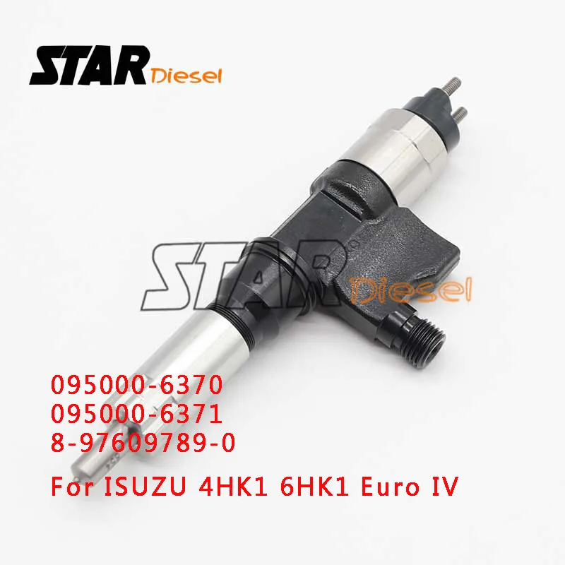 

Diesel Injector Assy 095000-6370 095000-6371 8-97609789-0 Injector Sprayer For Denso ISUZU 4HK1 6HK1 Euro IV