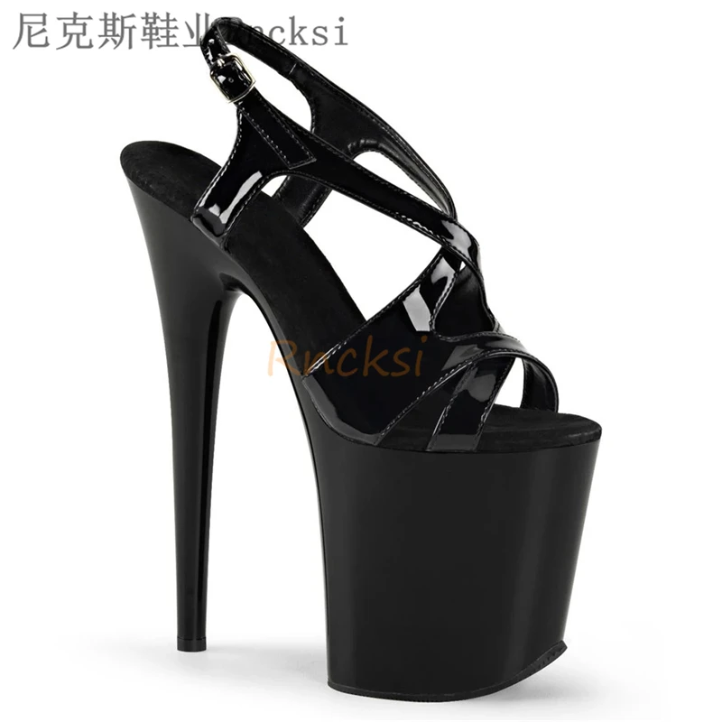 Босоножки на очень высокой шпильке 20 см с платформой|Боссоножки и сандалии| |