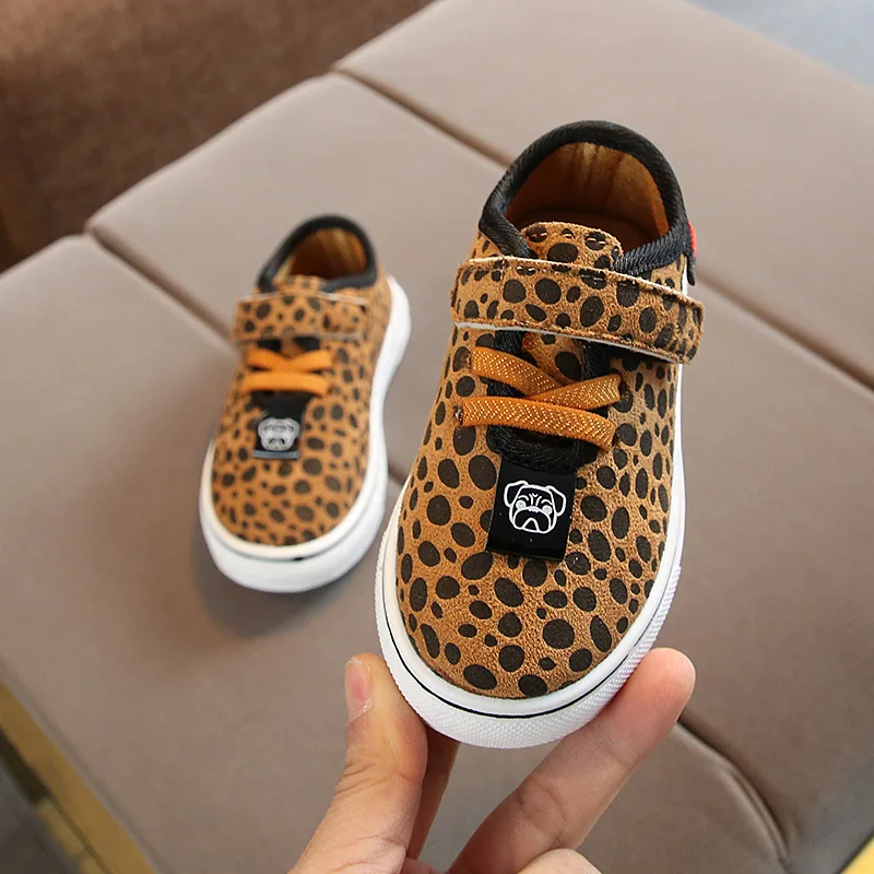 

2021 Spring Summer Shoes New Leopard Children Shoes Girl Boys Fashion Shoes Soft Bottom Sports Shoes Baby Shoes
