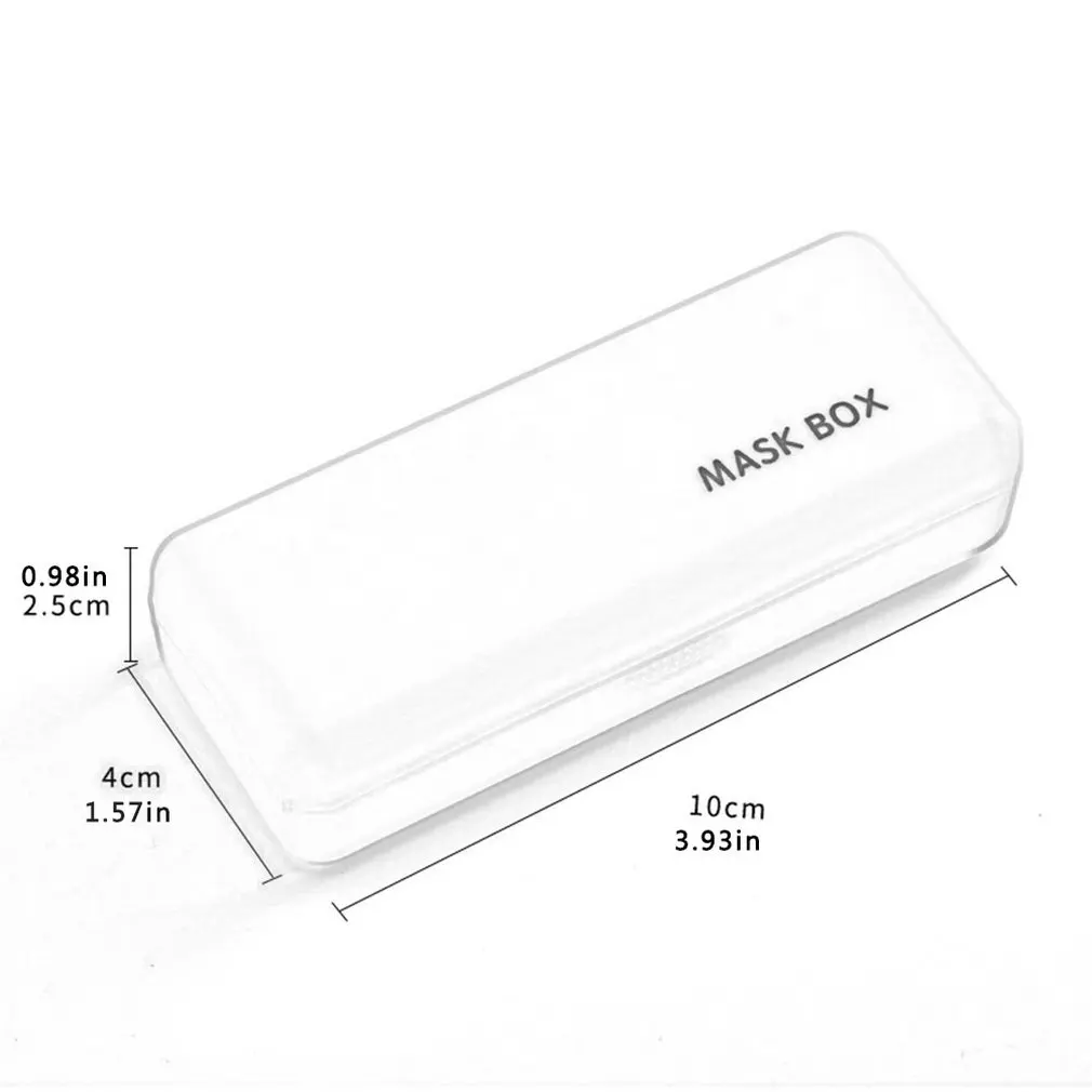 

Environmentally Friendly Mini Mask Storage Box Student Pocket Portable Mask Dust Box Multifunctional Anti-dirty Storage Box