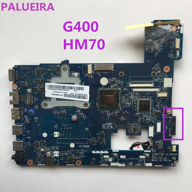Высококачественная материнская плата PALUBEIRA LA-9632P для ноутбука lenovo G400, материнская плата для ноутбука HM70, протестированная материнская плата fuly