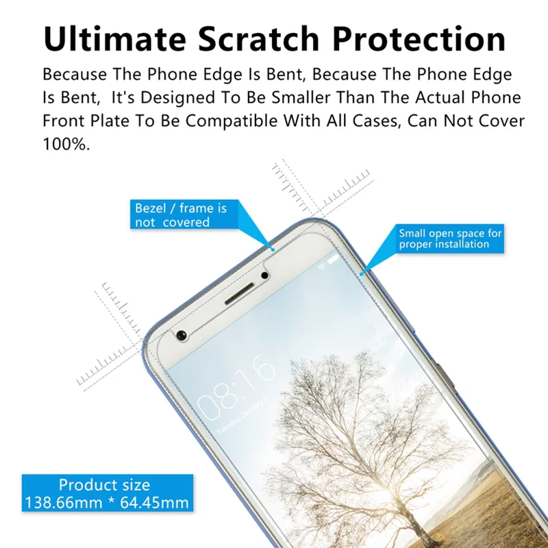 Защитное стекло 9H HD для Nubia Z9 Mini Z7 Max закаленное ZTE N3 N2 N1 M2 Lite V18 X защитная