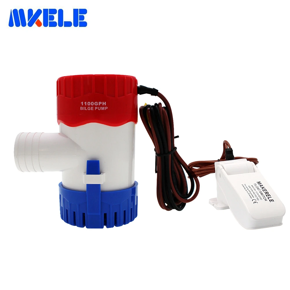 Bilge Pumps MKBP-G1100-12 12V 1100GPH Car Submersible Boat Marine Water Pump with Float Switch Combination Suit | Обустройство дома