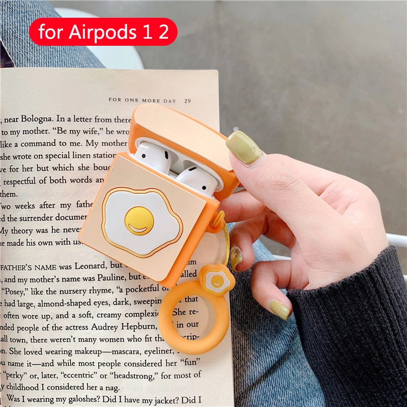 26 Милый беспроводной чехол для наушников с Bluetooth для apple airpods 2, силиконовая Мягкая коробка с рисунком молочного чая, аксессуары для airpods - Цвет: 26