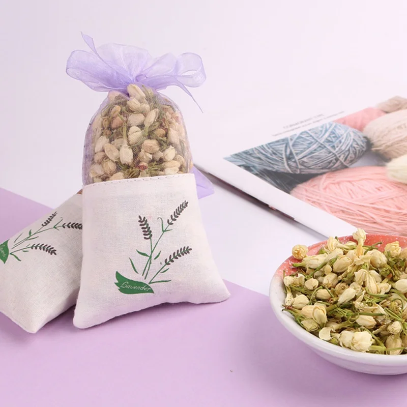 Сухие цветы розы жасмин лаванда бутон цветочное саше ароматерапия гардероб