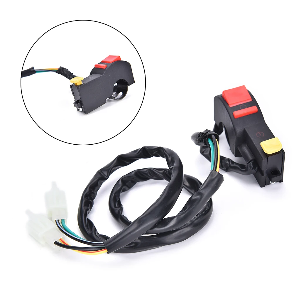 Hot sale 7/8&quot Universal Motorcycle Light Switch Handlebar Fog Button Connector | Автомобили и мотоциклы