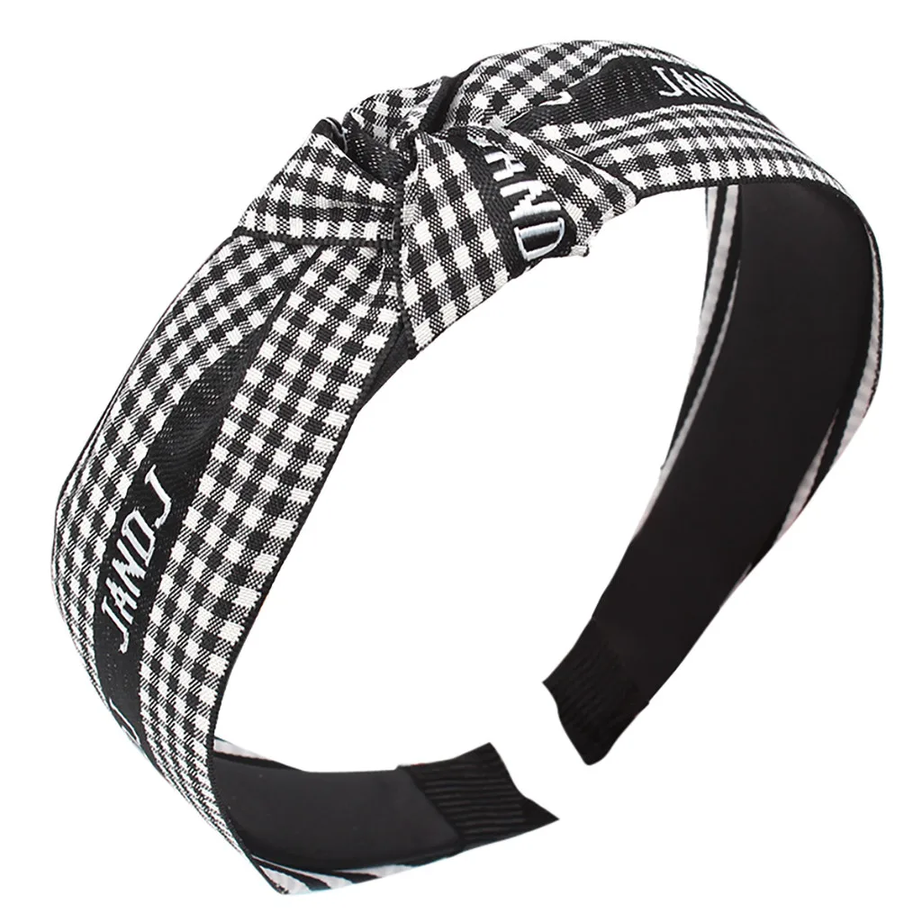 Сетка бант женские аксессуары для волос Женский Галстук бархатный с буквенным