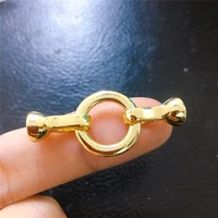 wholesale diy natural stones beads jewelry making accessories silvergold metal connector clasps findings