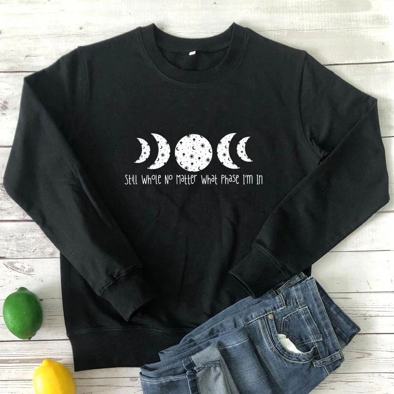 Все еще целым независимо от того какая фаза я в толстовке модные фазы Луны