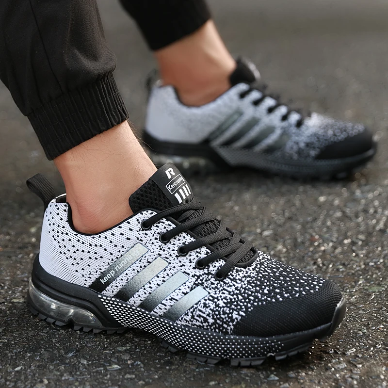 2019 мужская повседневная обувь Легкие Прогулочные кроссовки на плоской подошве с