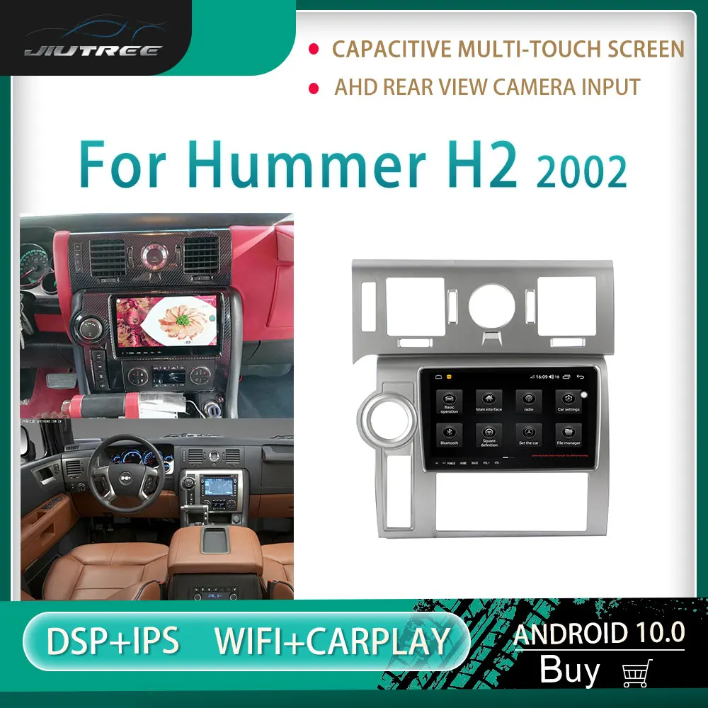 

Автомагнитола 2DIN на Android для Hummer H2 2008, мультимедийный автомобильный DVD-плеер, стереоприемник, GPS-навигатор, головное устройство