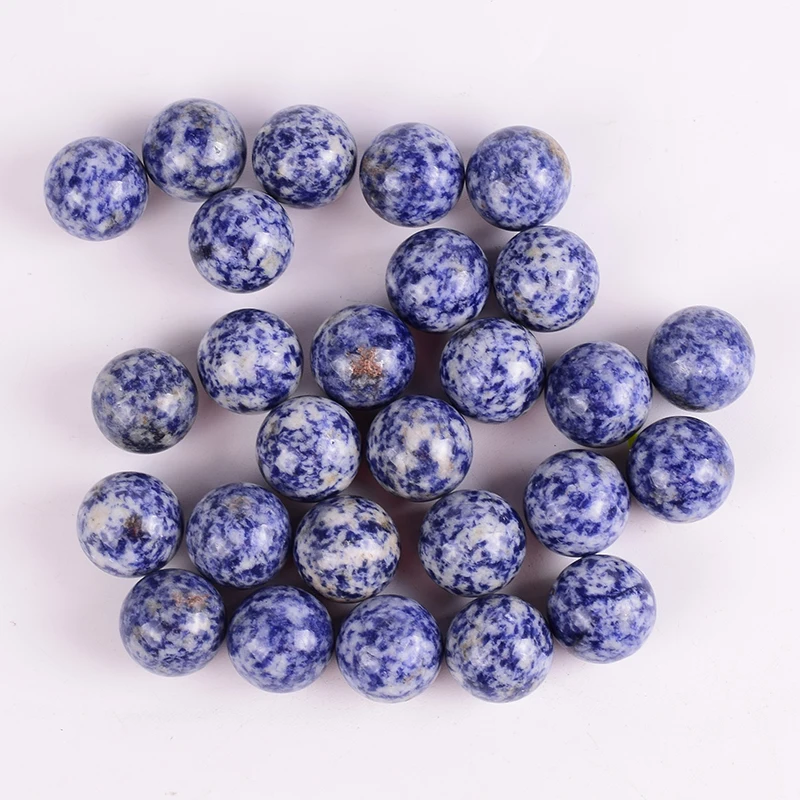 5 pcs/Set Crystal Ball Undrilled Beads 25mm Natural Stone Mixed Sphere Chakra Quartz Healing Reiki Craft Home Decorative | Дом и сад
