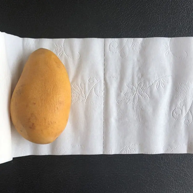 Семейная 4-слойная туалетная бумага 10 рулонов Ультрамягкая натуральная