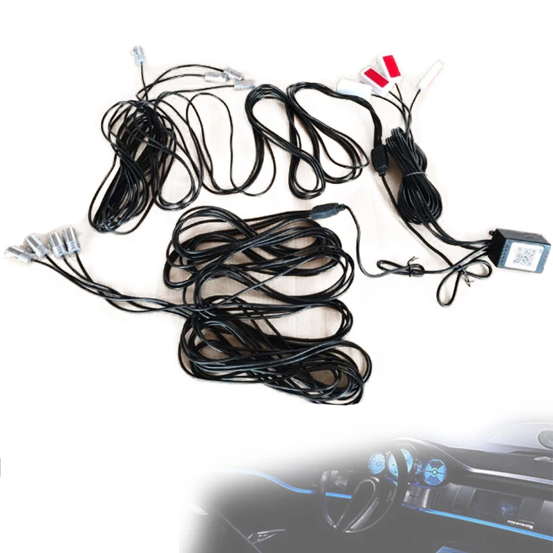 Универсальный светодиодный RGB светильник 12 в 1 10 м декоративные атмосферные лампы