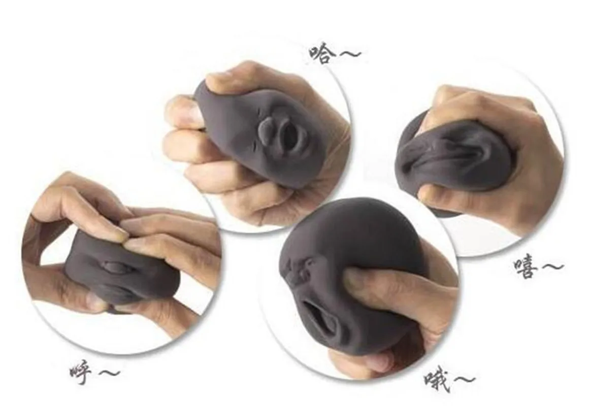 Toys Slow Rising Ball Humorous Face Top Helper Stress Pressure Reliver Vent Brinquedos for Children Bouncy | Игрушки и хобби