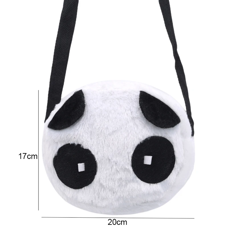 

Women Girl Panda Animal Purse Shoulder Bags Cute Plush Crossbody Handbag Youth Ladies Simple Versatile Bag