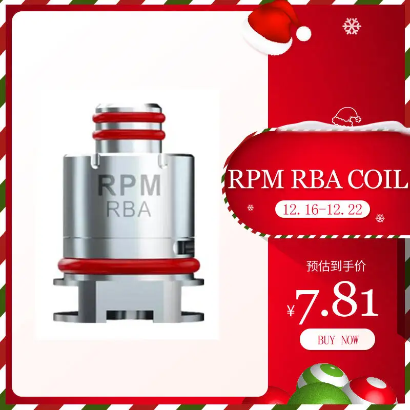 SMOK RPM40 катушки тройной 0.6ohm RBA DIY испаритель головки для электронной сигареты Pod Vape