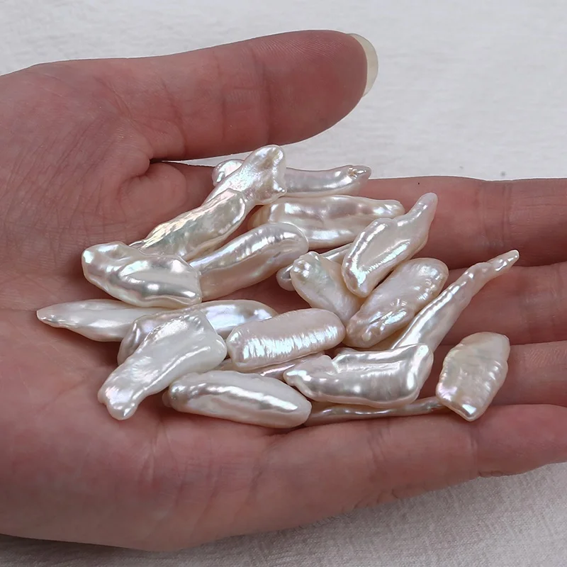 Оптовая продажа бусины Бива из натурального пресноводного жемчуга неправильной