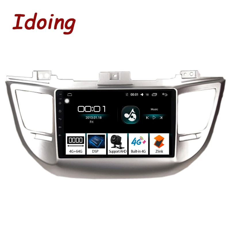 Автомагнитола Idoing для Hyundai Tucson мультимедийный видеоплеер на Android с 9 &quotэкраном GPS 4