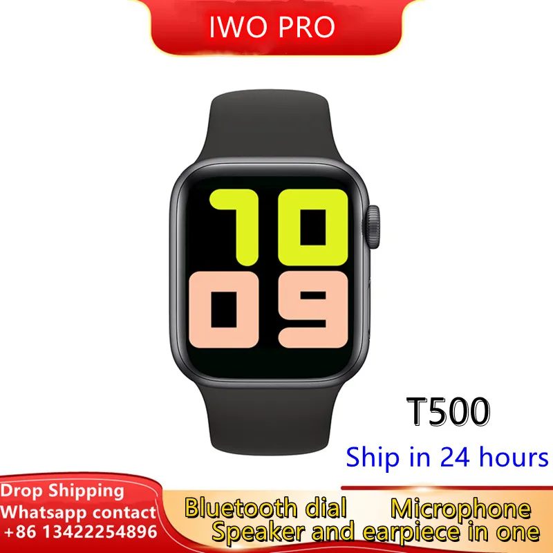 IWO 13 T500 Smart Watch 7 Men Women Bluethooth Call Heart Rate Fitness Tracker Sport Waterproof SmartWatch Pk W27 i7 PRO Max