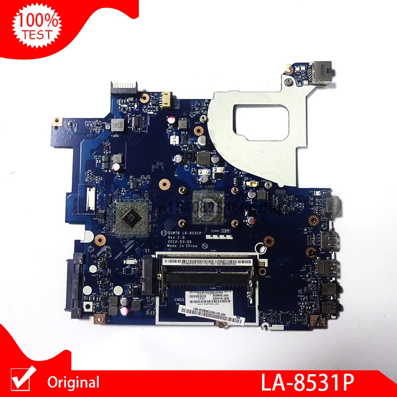 Оригинальная материнская плата для ноутбука Acer Packard Bell E1-521 TE11BZ NBY1G11001 Q5WT6 LA-8531P ddr3 |