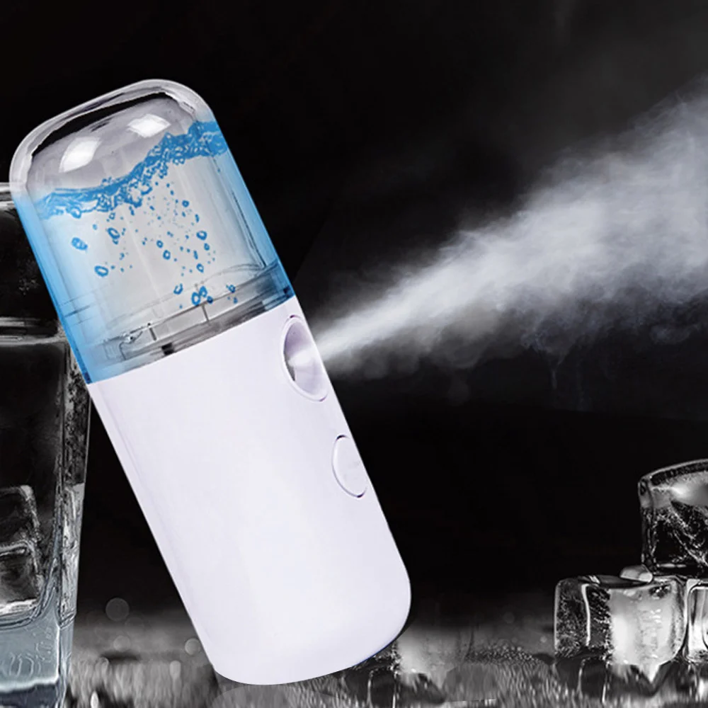 30ml Face Mist Spray Beauty Instruments Portable Mini Nano Sprayer Facial Body Nebulizer Steamer Moisturizing Skin Care Tools |