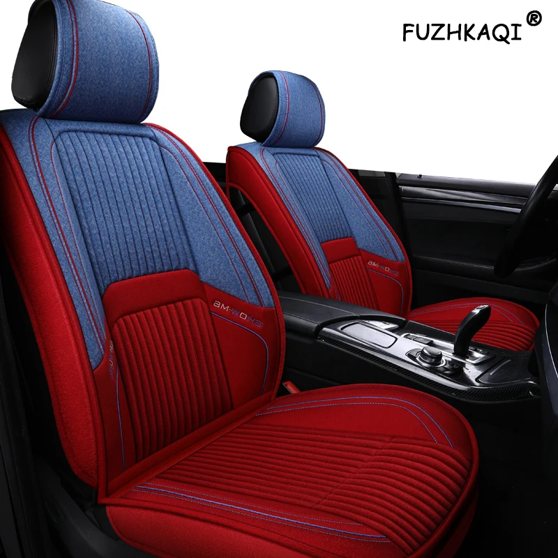 Чехол на сиденье автомобиля FUZHKAQI для bmw e90 e46 520 525 320x3 f25 x5 e70 f10 f20 x1 x6 x4 e36 x2|Чехлы