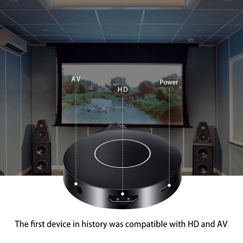 Q1 Wi-Fi беспроводной адаптер для дисплея AV + HDMI-совместимый ТВ-ключ приемник DLNA Airplay