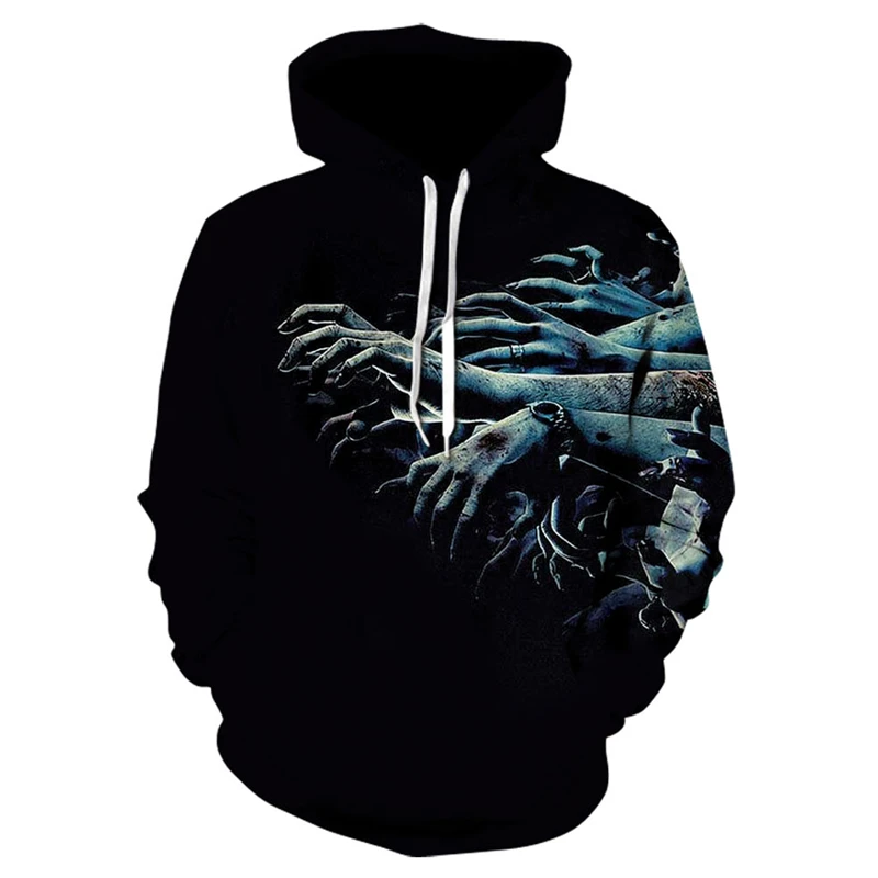 

Spring and Autumn Hoodie Sweatshirt Men's Pullover Hoodie Hoodie 3D Digital Printing Dark Wind Hoodie Men's Hoodie