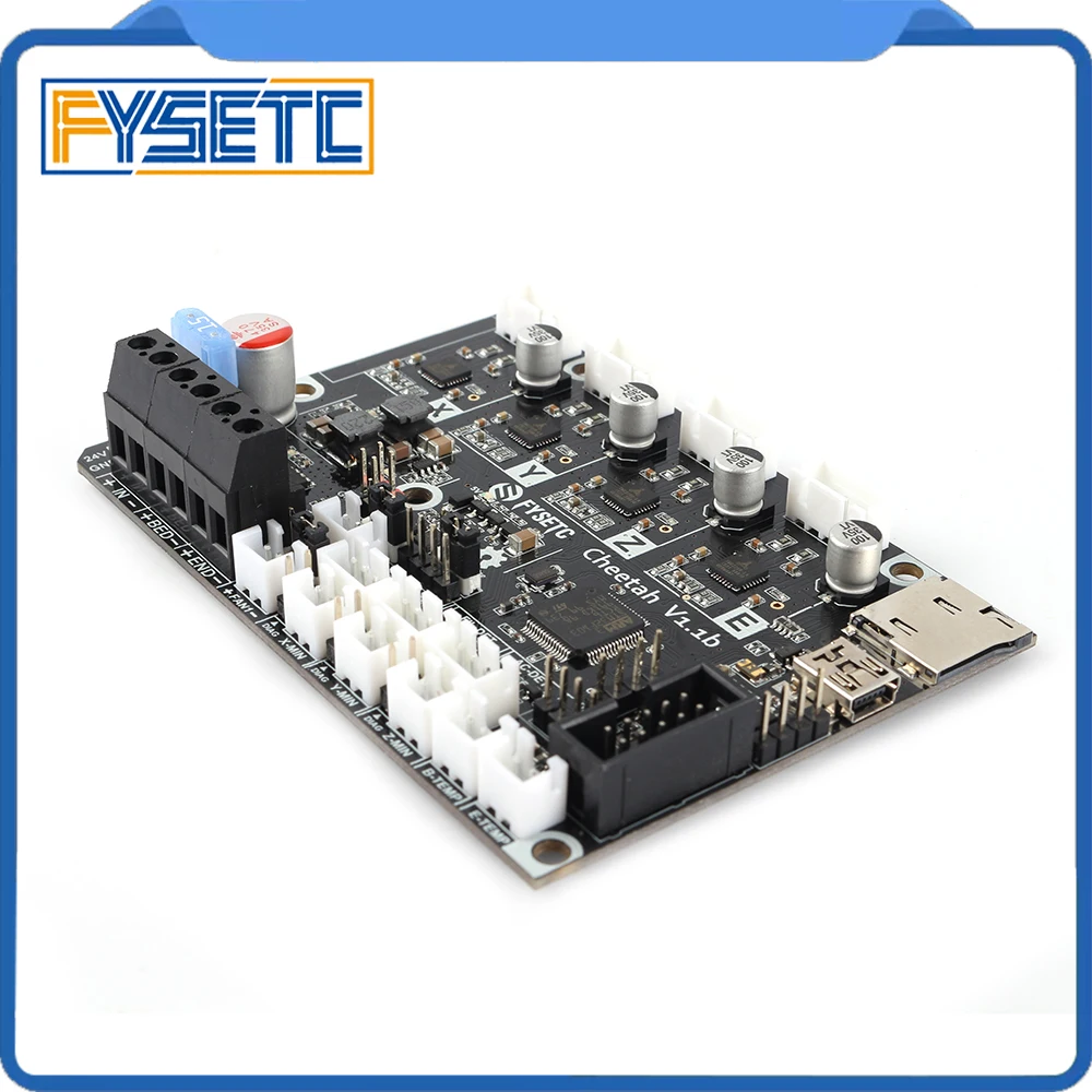 Cheetah 32bit доска TMC2209 TMC2208 Тихая плата управления с аддоном 24 В до 12 В модуль для Creality CR10 Ender-3 5 Ender 3 Pro