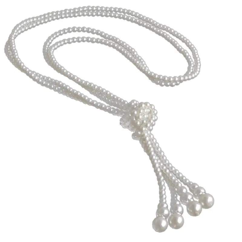 2019 Модные женские Винтажные Украшения длинное узелковое ожерелье из