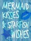 Жестяные знаки русалки с пожеланиями и морской звезды для стены бара паба Дома Ретро Декор 12x8 дюймов