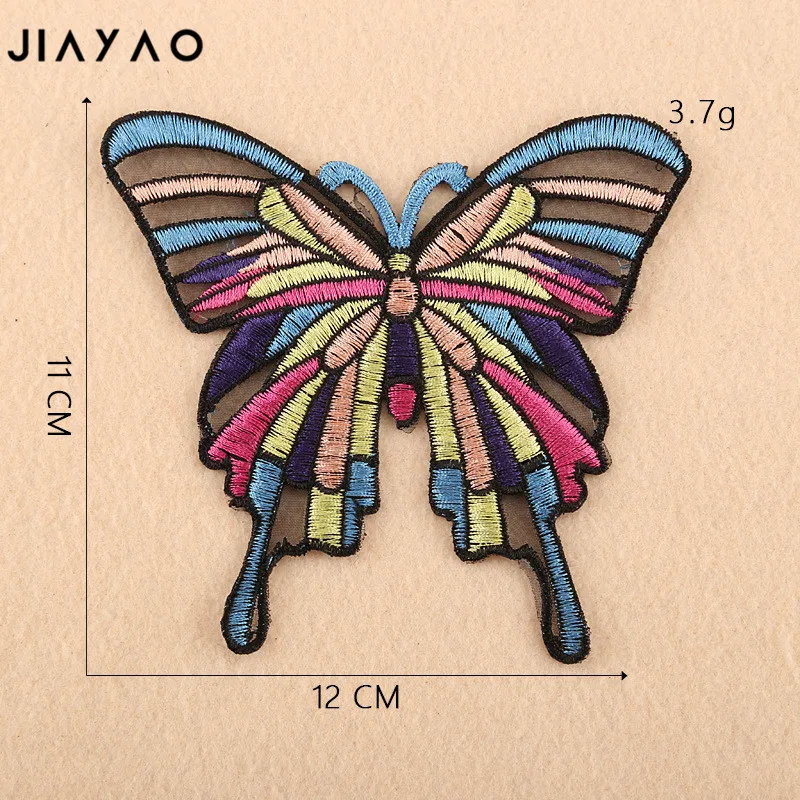 Сетчатая вышивка мультяшная бабочка шитье Глажка одежды сумка футболка шляпа