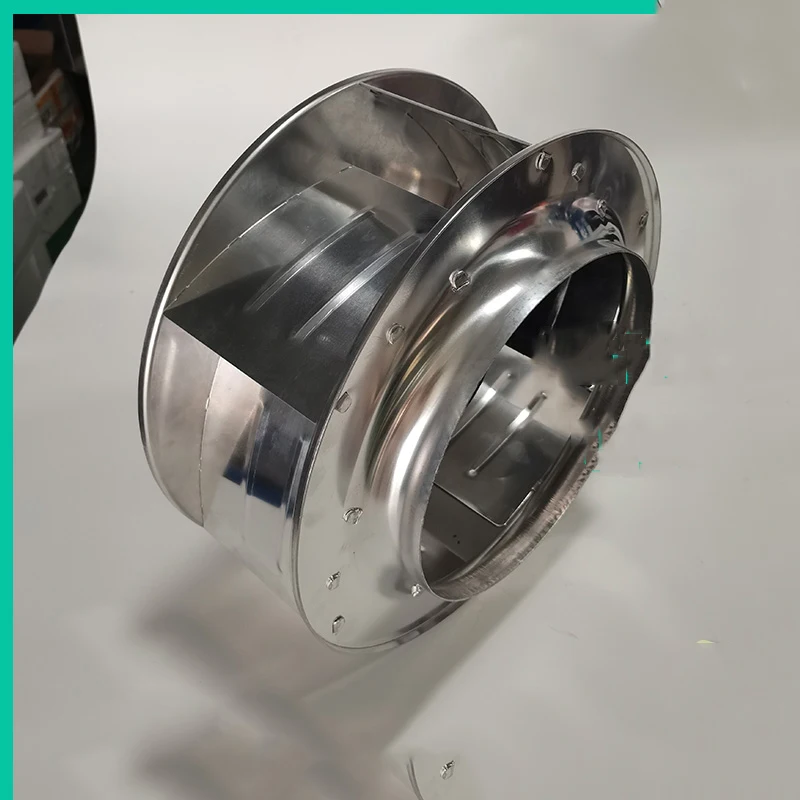 Внешний двигатель ротора обратный центробежный вентилятор колесо алюминиевого