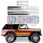 Боковая юбка, металлический значок, отделка, полоса для Traxxas TRX-4 Bronco 82046-4, Предотвращение царапин