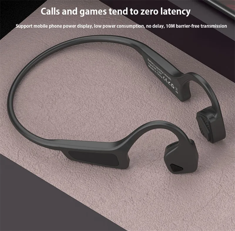 Костная проводимость беспроводные наушники Hifi Bluetooth наушники Спортивная игровая гарнитура наушники с микрофоном для xiaomi huawei