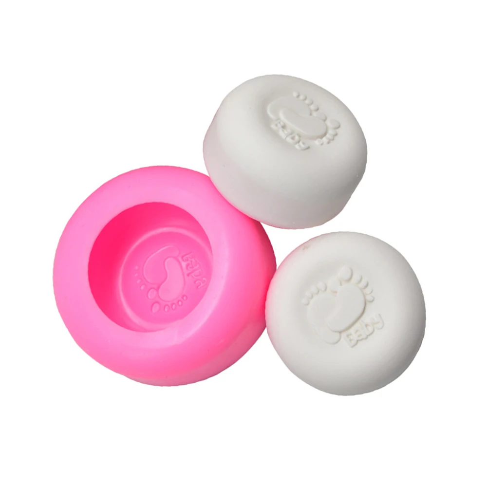 3D силиконовая форма для шоколадного торта украшения инструмент выпечки следы