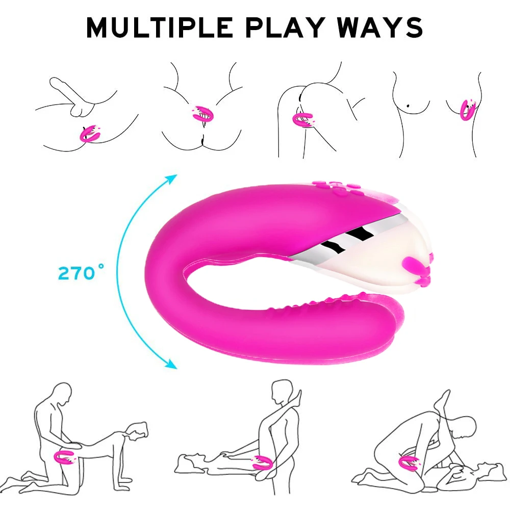 Портативная пара мощных режимов вибрации USB аккумуляторная Силиконовая