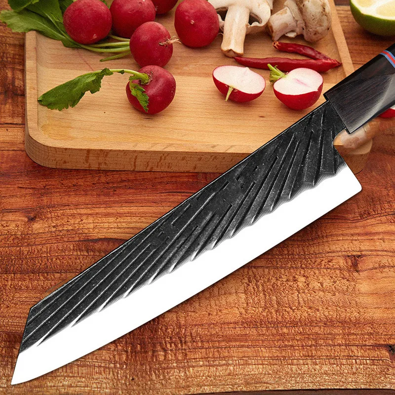 

Stainless Steel Hand Forged Ebony Kitchen Knife Cut To Pay Cooking Chef Knife Fruit Knife