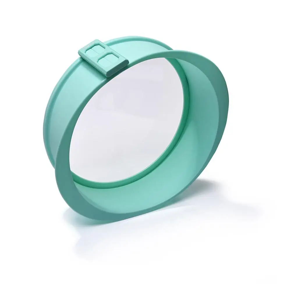 FISSMAN 10 дюймов силиконовая сковорода для торта со стеклянной основой Форма пирога