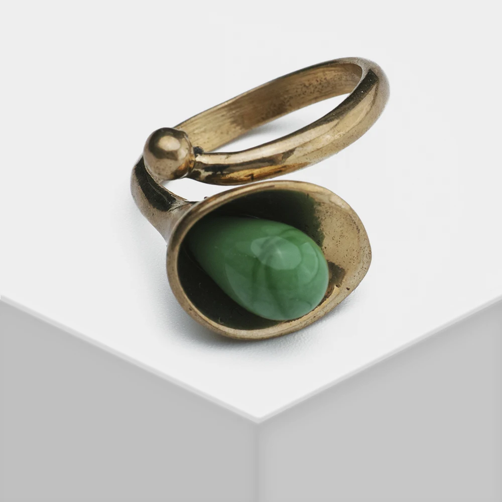 

Amorita L24 Design Irregular Vintage old style Open Ring