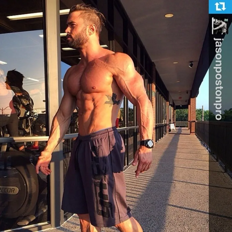 

Muscle Brothers Summer Five-Point Pants Male Fitness Sports Comfortable Outdoor Training New Quick-Drying Shorts