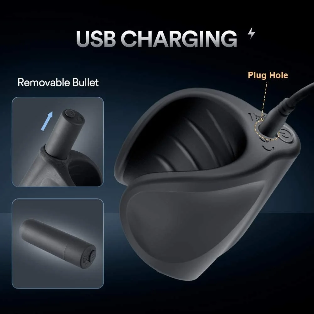 Вибрирующий мастурбатор для мужчин мужской вибратор пениса 10 режимов тренировки